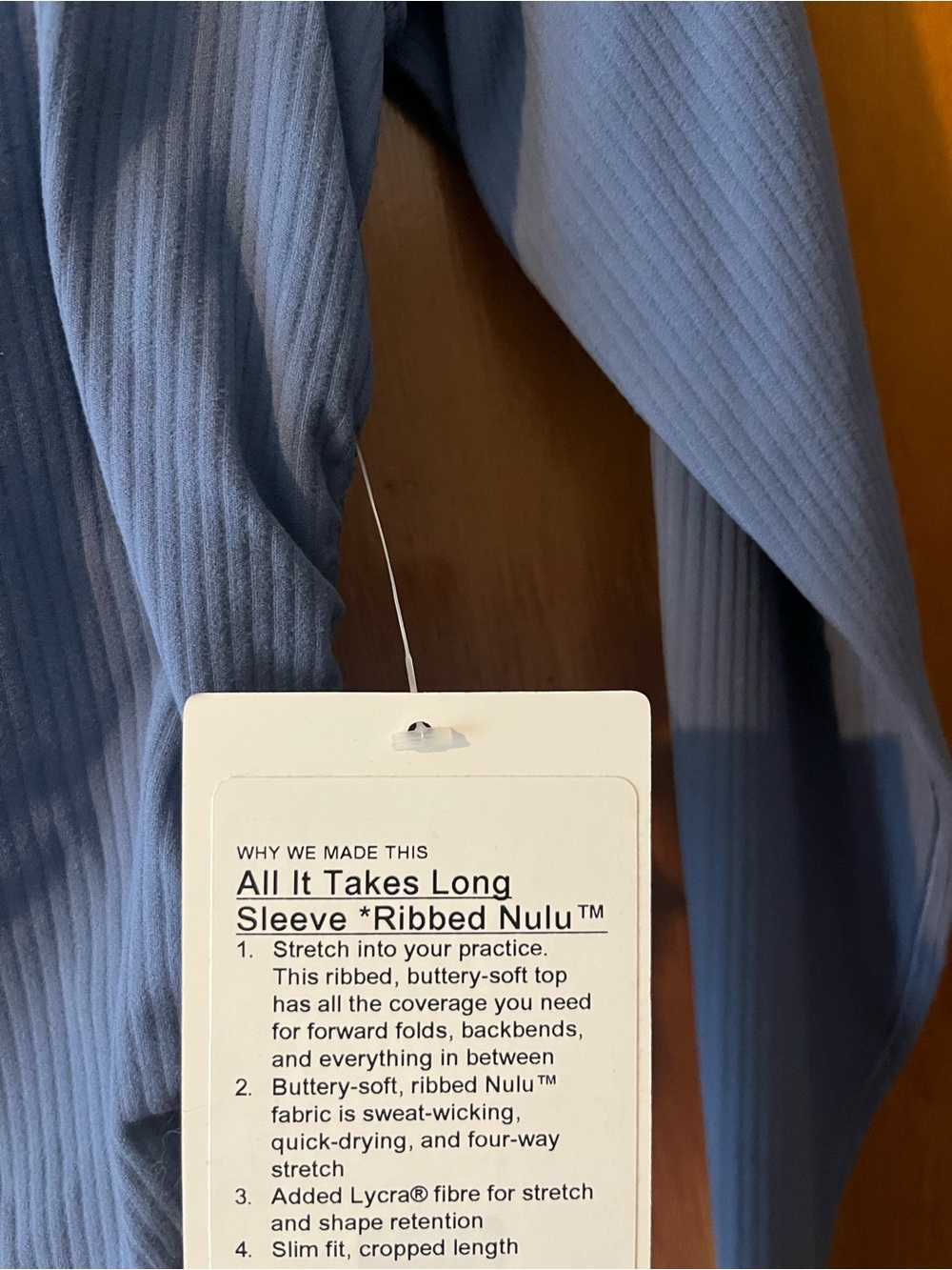lululemon athletica all it takes long sleeve - Picture 3 of 3